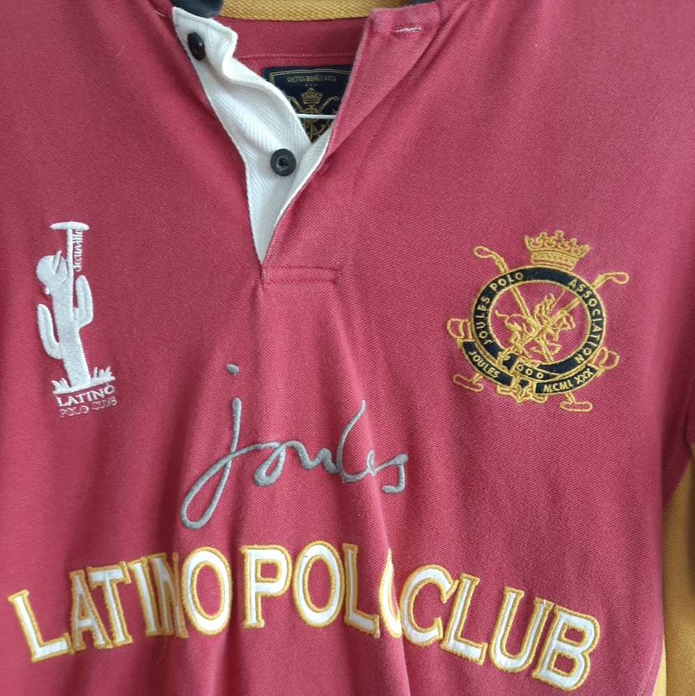 Joules Medium latino polo club polo shirt - Picture 9 of 11